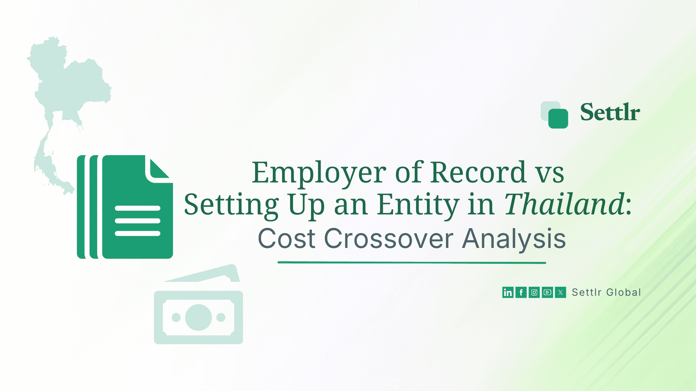 Employer of Record vs Setting Up an Entity in Thailand: Cost Crossover Analysis